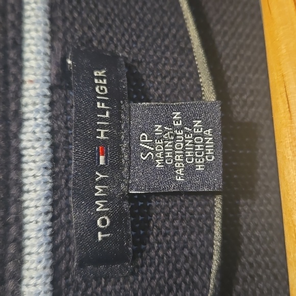 Tommy Hilfiger Navy Knit Sweater - Picture 2 of 12